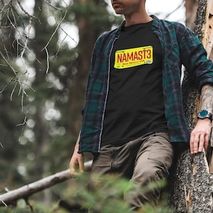 NAMAST3 license plate | Better call saul | t-shirt