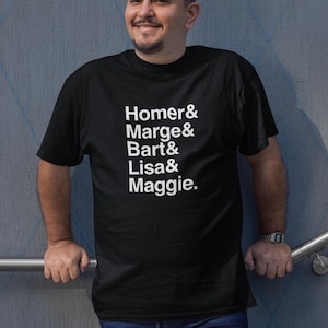 Simpsons | Homer, Marge, Bart, Lisa, Maggie | band t-shirt