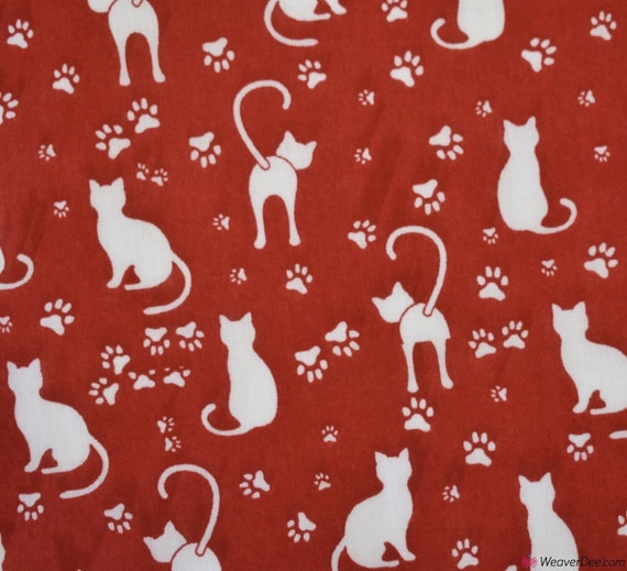 100/% Cotton Fabric John Louden Christmas Cute Kittens Cats /& Presents Festive
