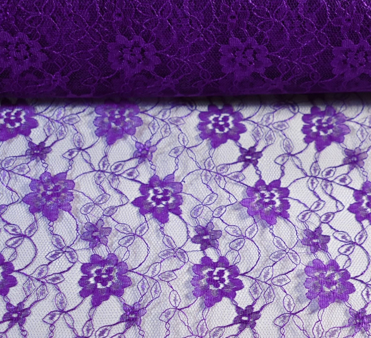 purple lace fabric