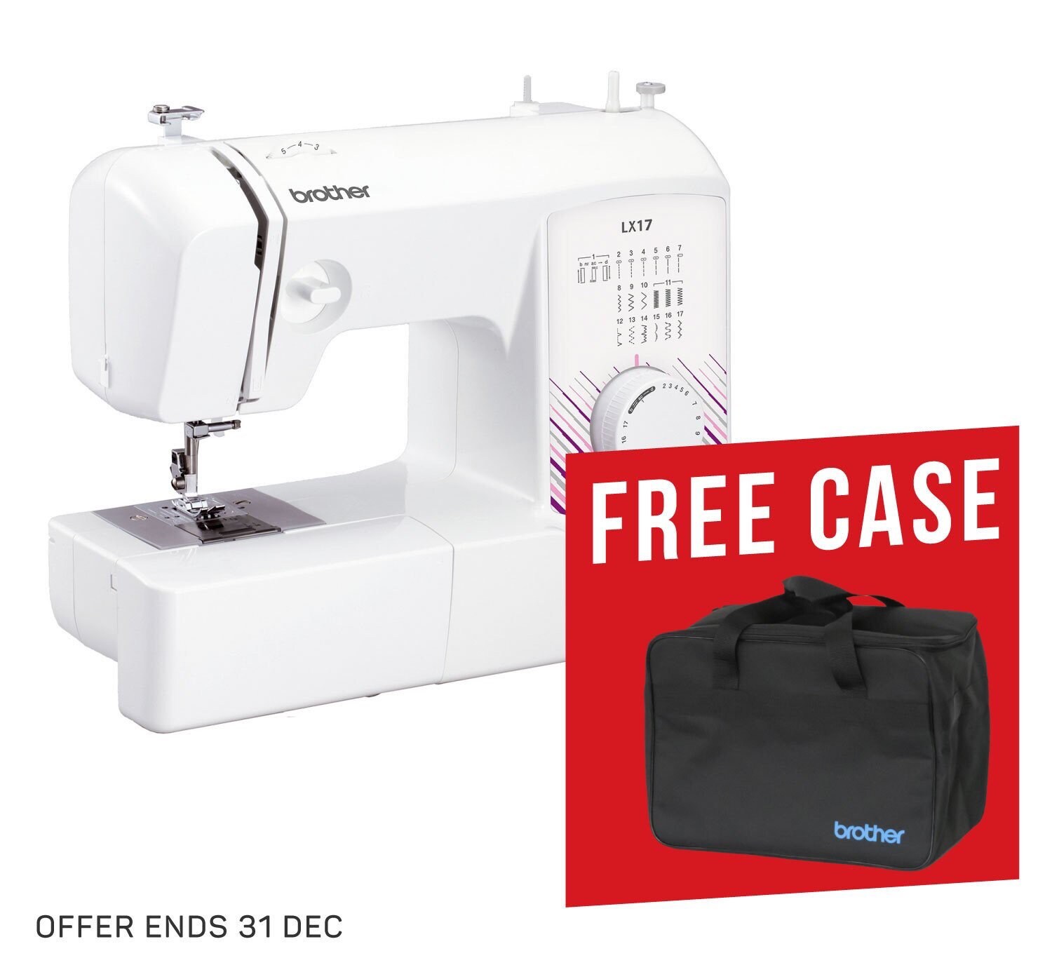 brother sewing machine bolsa