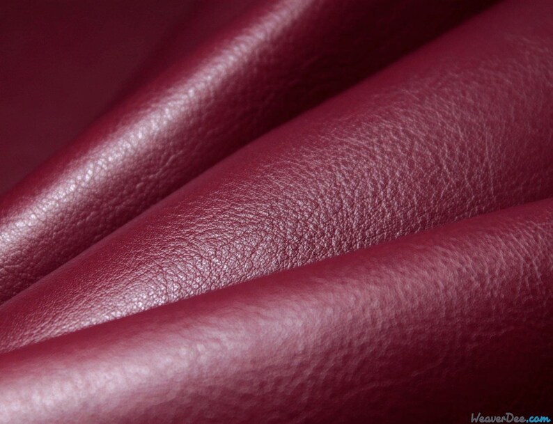 Leather Look Fabric / Burgundy FAKE LEATHER Etsy UK