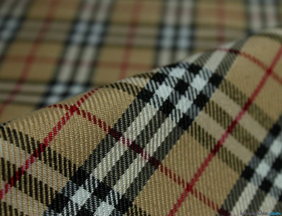 polyviscose tartan