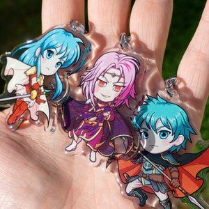 Sacred Stones - 2&quot; Double-sided Clear Acrylic Charms