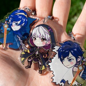 Awakening - 2" Double-sided Clear Acrylic Charms