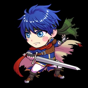 FE Super Smash Characters - 2&quot; Double-sided Clear Acrylic Charms