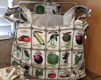 Seed Packets Grocery Tote