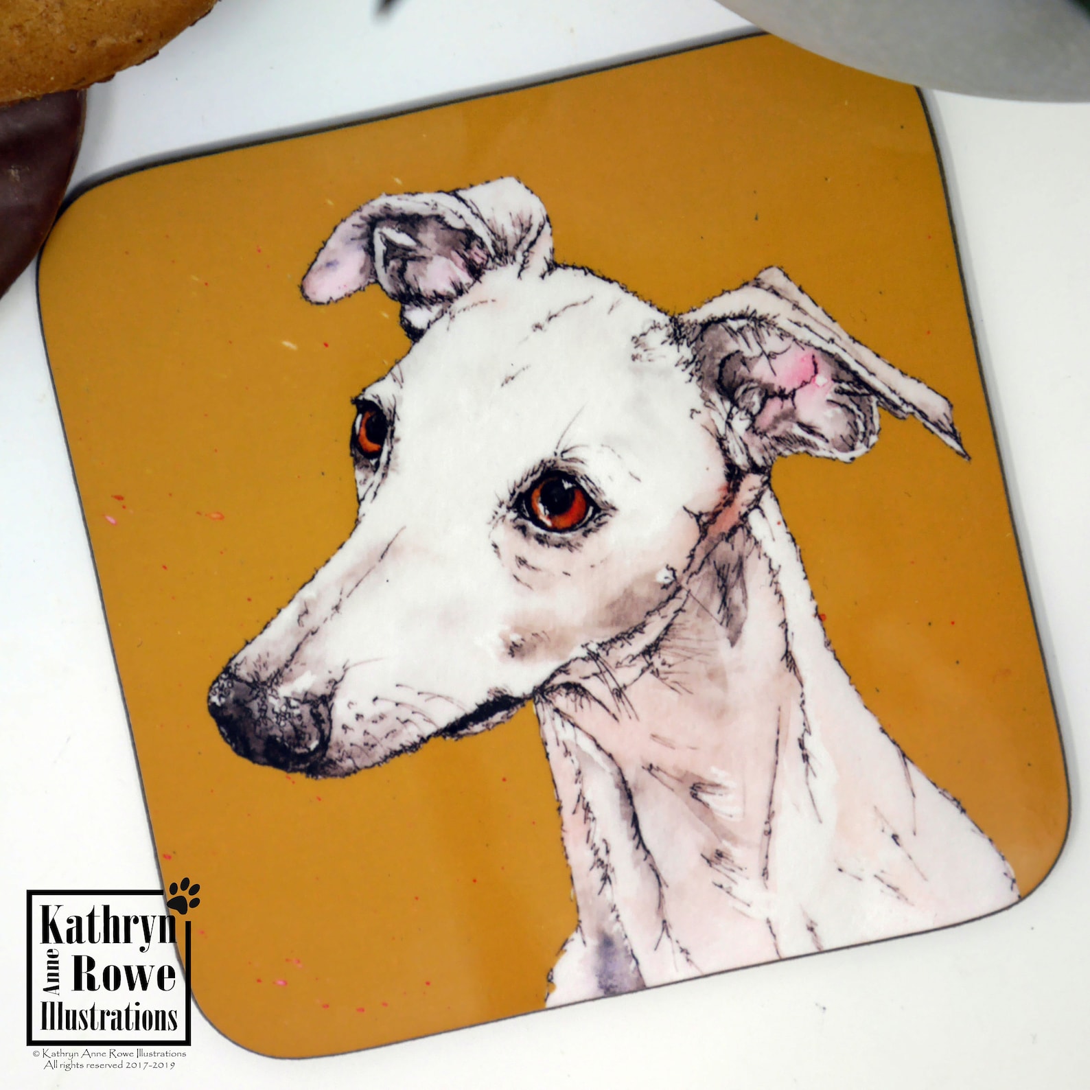 Whippet Whippets Whippet Gifts Sighthound Coaster Wedding Etsy UK