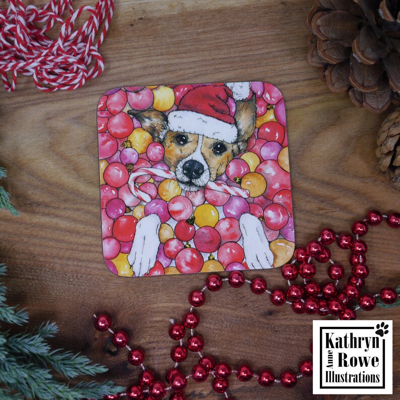 Jack Russell Terrier Jack Russell Coaster Gifts For Jack Etsy