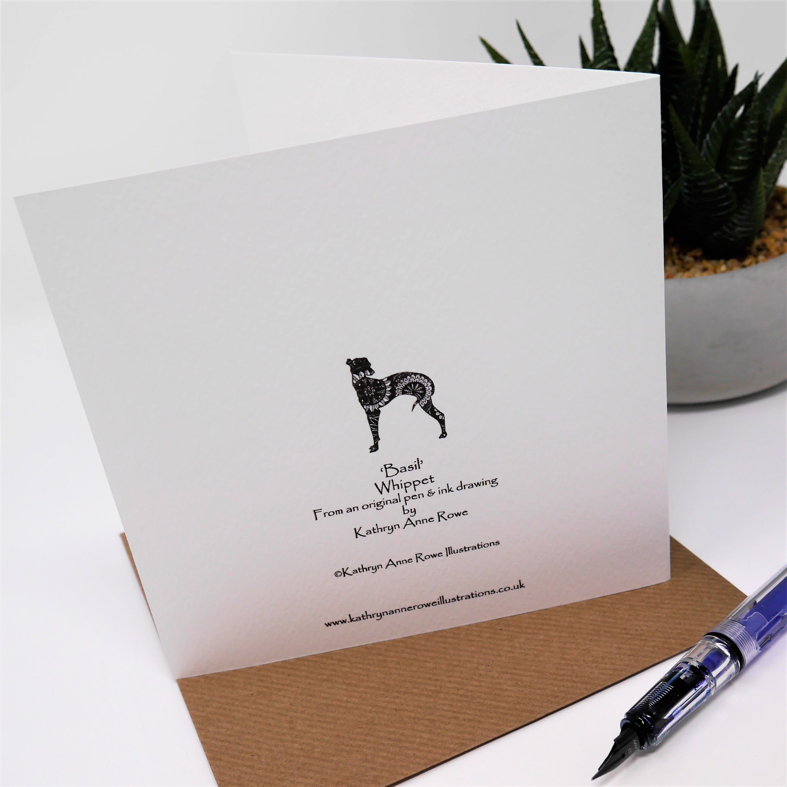 Whippet Card Whippet Whippets Gifts for Whippet Lovers Etsy UK