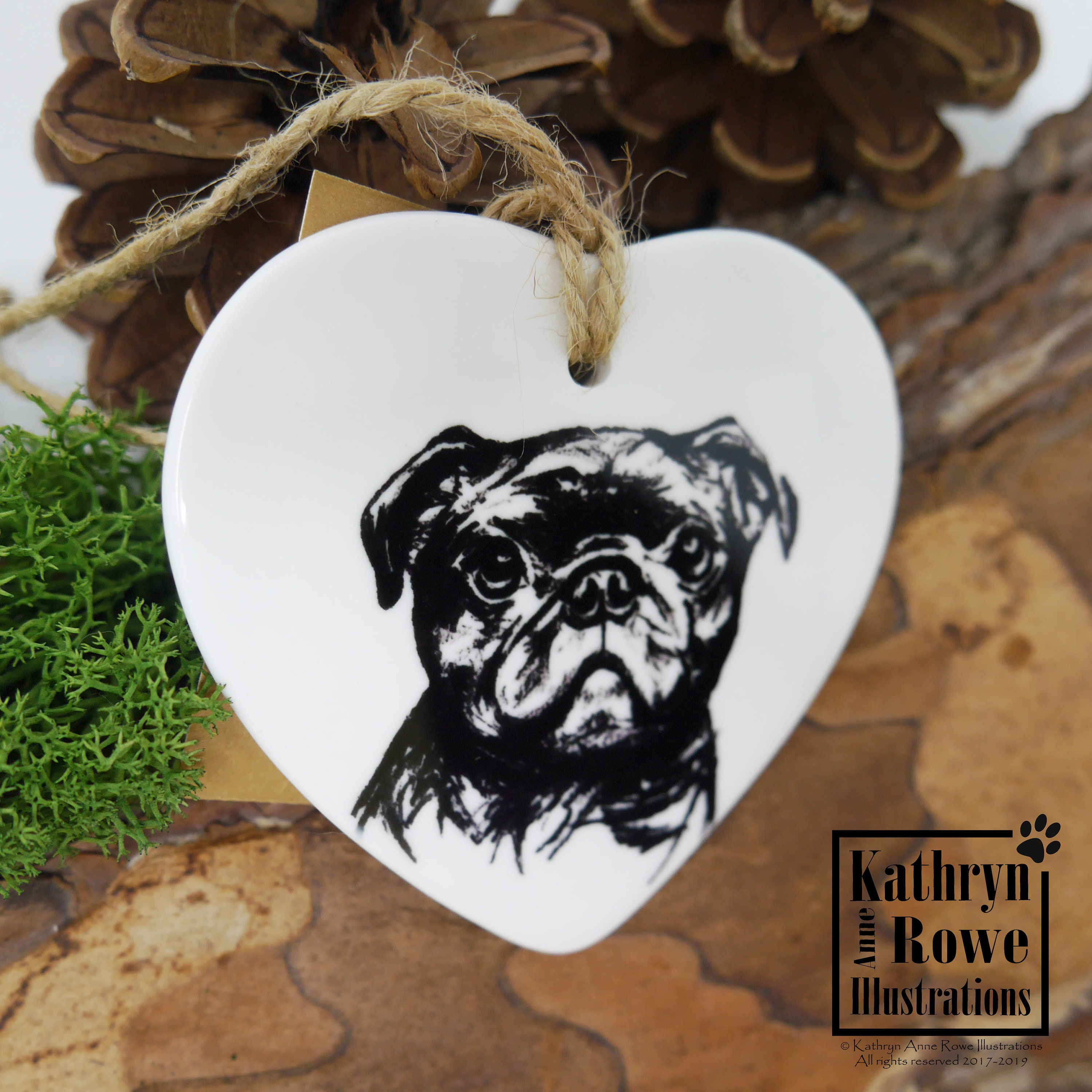 Pug Pug Lovers Gifts for Pug Lovers Pug Gift Letterbox Etsy
