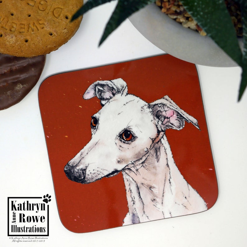 Whippet Whippets Whippet Gifts Sighthound Coaster Wedding Etsy UK
