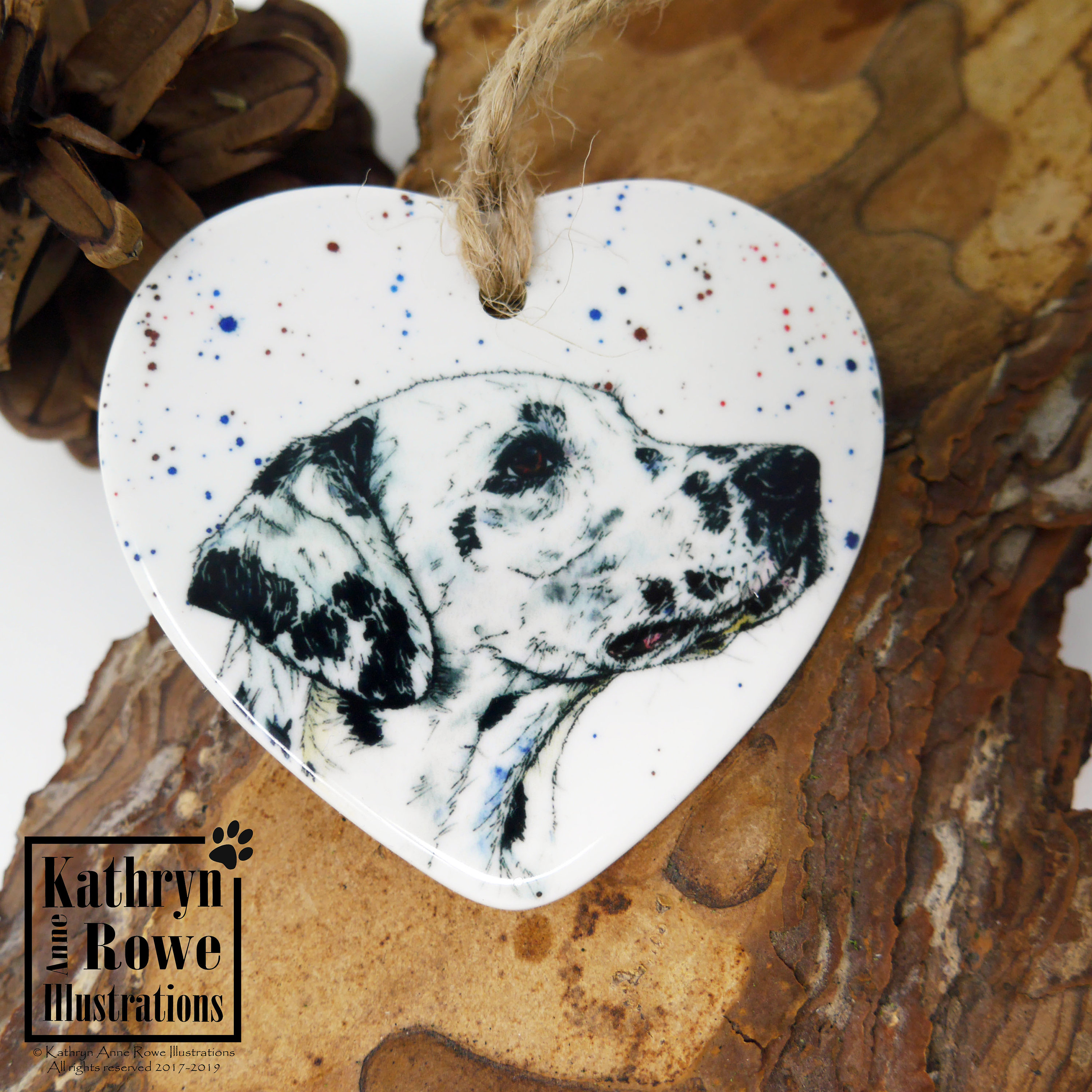 Dalmatian Dalmatian Dog Dalmatian Gift Letterbox Gift Dog Etsy UK