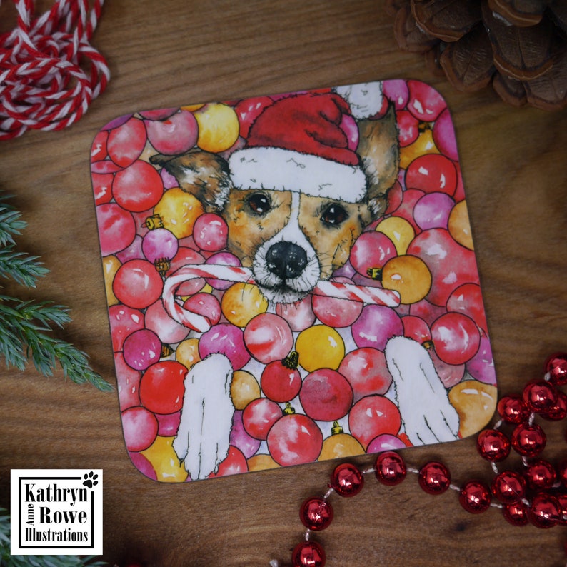 Jack Russell Terrier Jack Russell Coaster Gifts For Jack Etsy