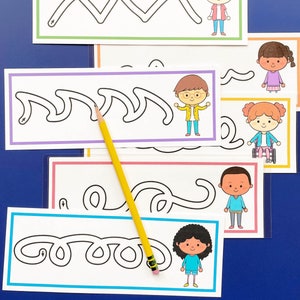 Prewriting Printable Activity, preschool centers, preschool printables, pre writing activity, toddler activities,