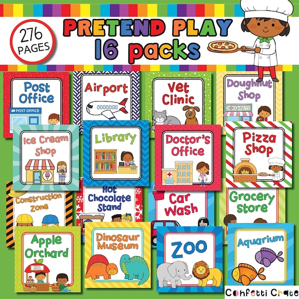 Pretend Play Printables Etsy