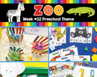 Zoo Preschool Activities, preschool printables, zoo animals, toddler activities, preschool activities, educational, pre k