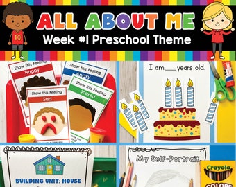 Preschool About Me Printable - Etsy