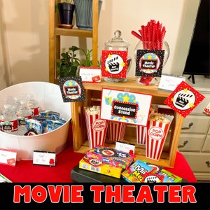 Movie Theater Pretend Play Printable, Dramatic Play, Preschool ...