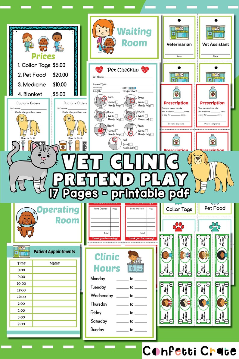 All 38 Pretend Play Printables Bundle Kids Pretend Play Kids - Etsy