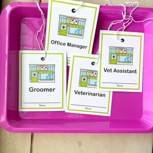Vet Clinic Pretend Play Printables, Vet Dramatic Play Printable, Kids ...