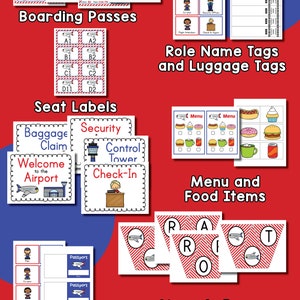 Airport Pretend Play Printable for Kids, Toddler Activities, Preschool ...