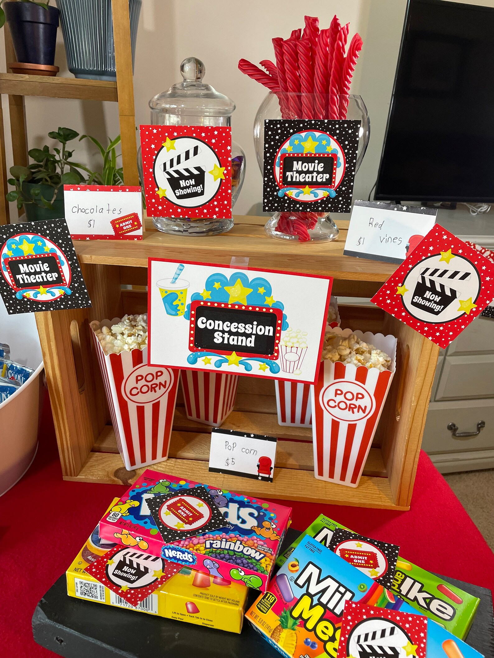 Movie Theater Pretend Play Printable Movies Dramatic Play - Etsy