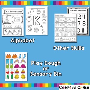 Clothing Preschool Curriculum Printable, Clothes Activities, Preschool ...