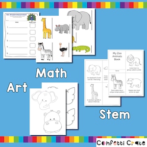 Zoo Preschool Activities, Preschool Printables, Zoo Animals, Toddler ...