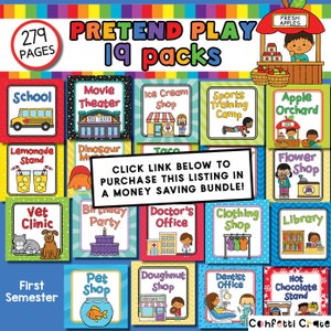 Movie Theater Pretend Play Printable, Dramatic Play, Preschool ...