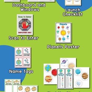 Space Station Pretend Play Printables, Space Dramatic Play, Astronaut ...