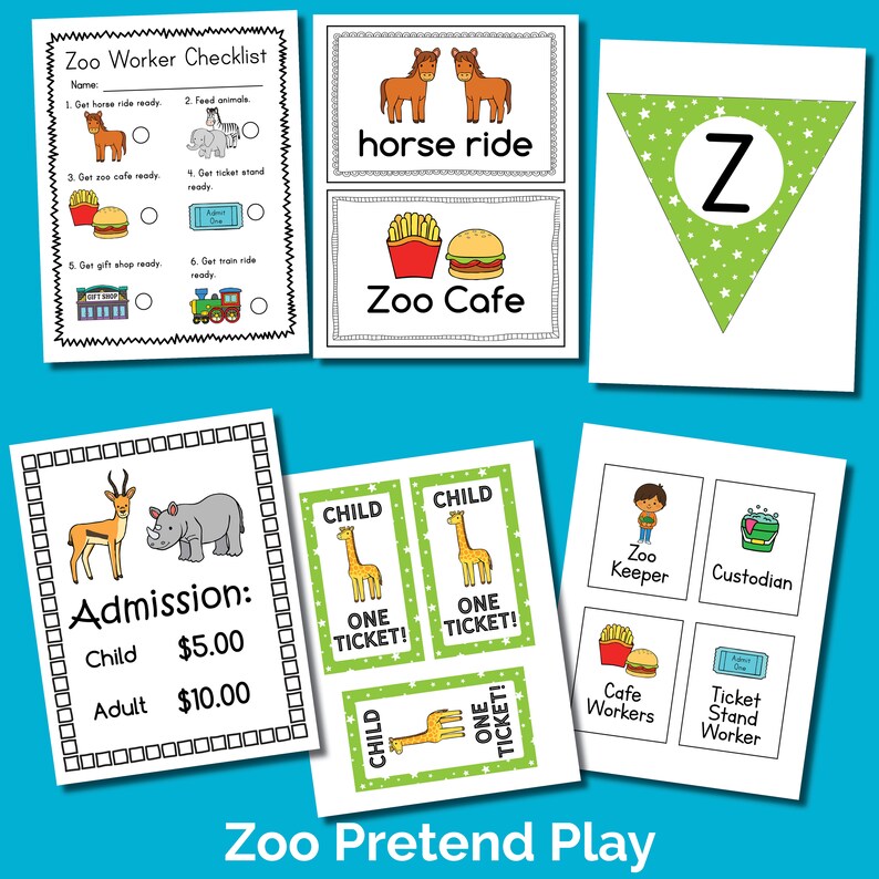 Zoo Dramatic Play Free Printables Printable Word Searches