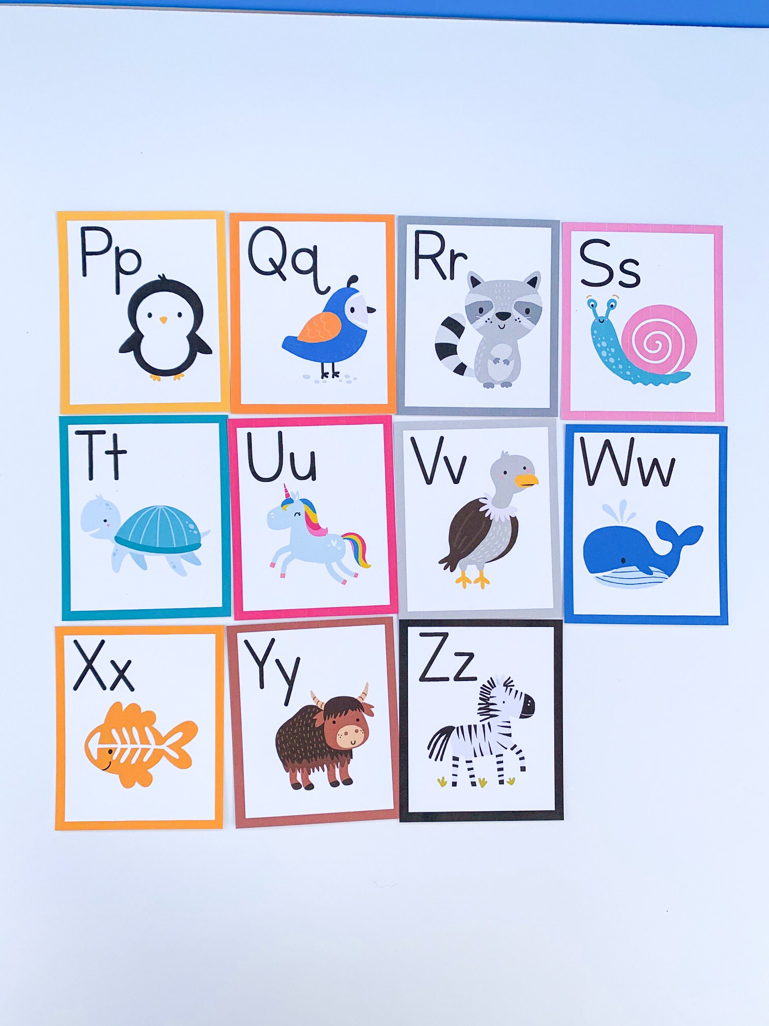 Alphabet Cards and Number Cards 1-10 preschool printables | Etsy