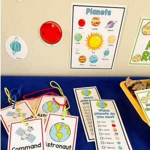 Space Station Pretend Play Printables, Space Dramatic Play, Astronaut ...