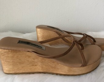 steve madden wood platform