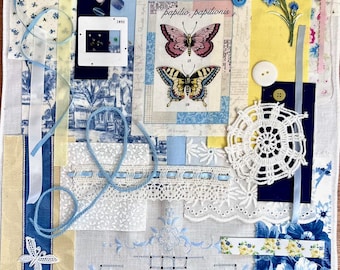 Slow Stitch on Cutwork Tea Towel Fabric Pack Bundle