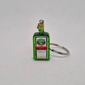 Alcohol Keyring, UK seller, Gifts for Her, Alcohol Gift, Stocking Filler, Boozy Gifts, Keyrings, Personalised Keyring, Jagermeister Keyring