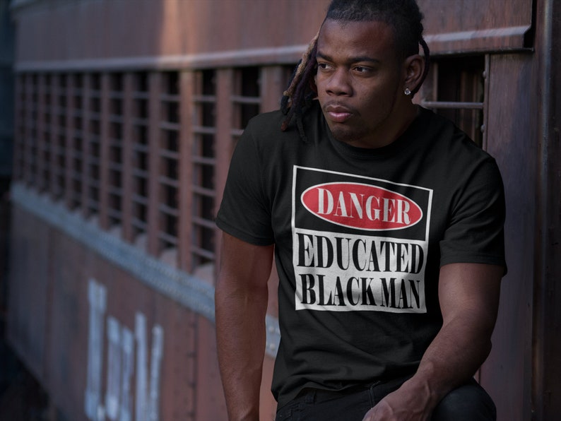 Danger Educated Black Man svg cricut silhouette cut file | Etsy