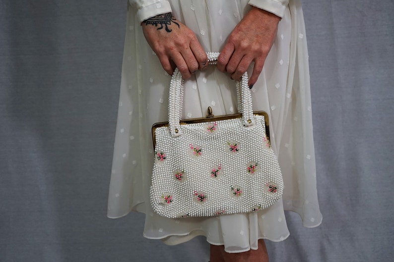 Vintage 1950/'s beaded purse
