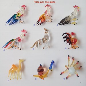 Blown Glass Animal Figurine: Collectible Art No.35