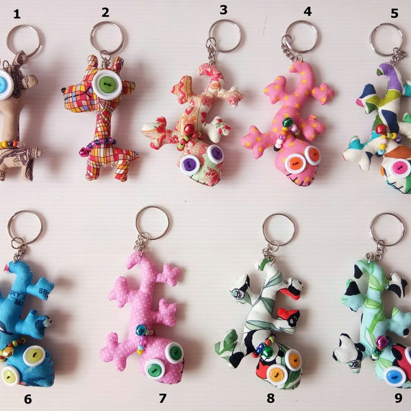 Keychain Pet Animal Figure Style Cloth Doll Toy Cute Keyring Handcraft Gift No.5