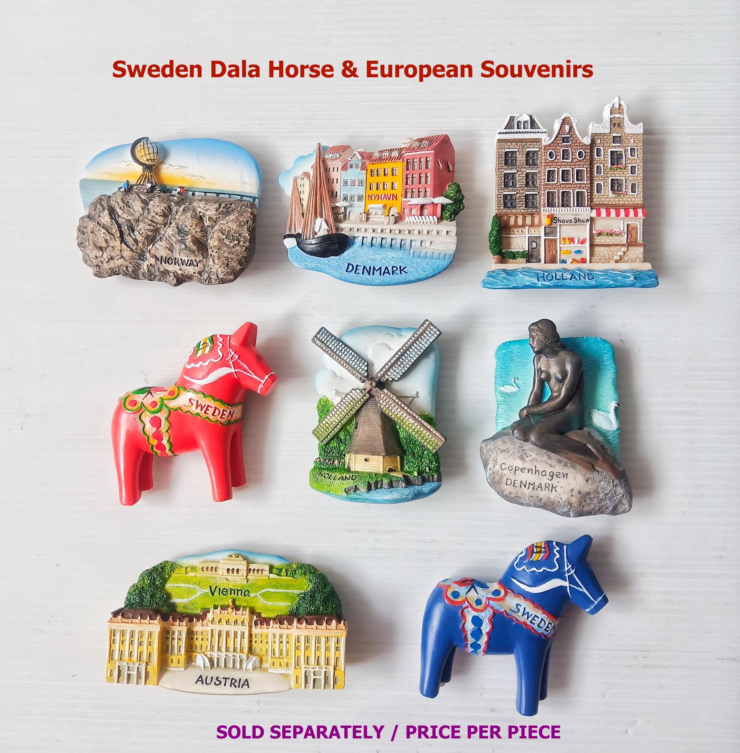Landmark Souvenir Magnet: Canada, New Zealand, Greece, Norway #2