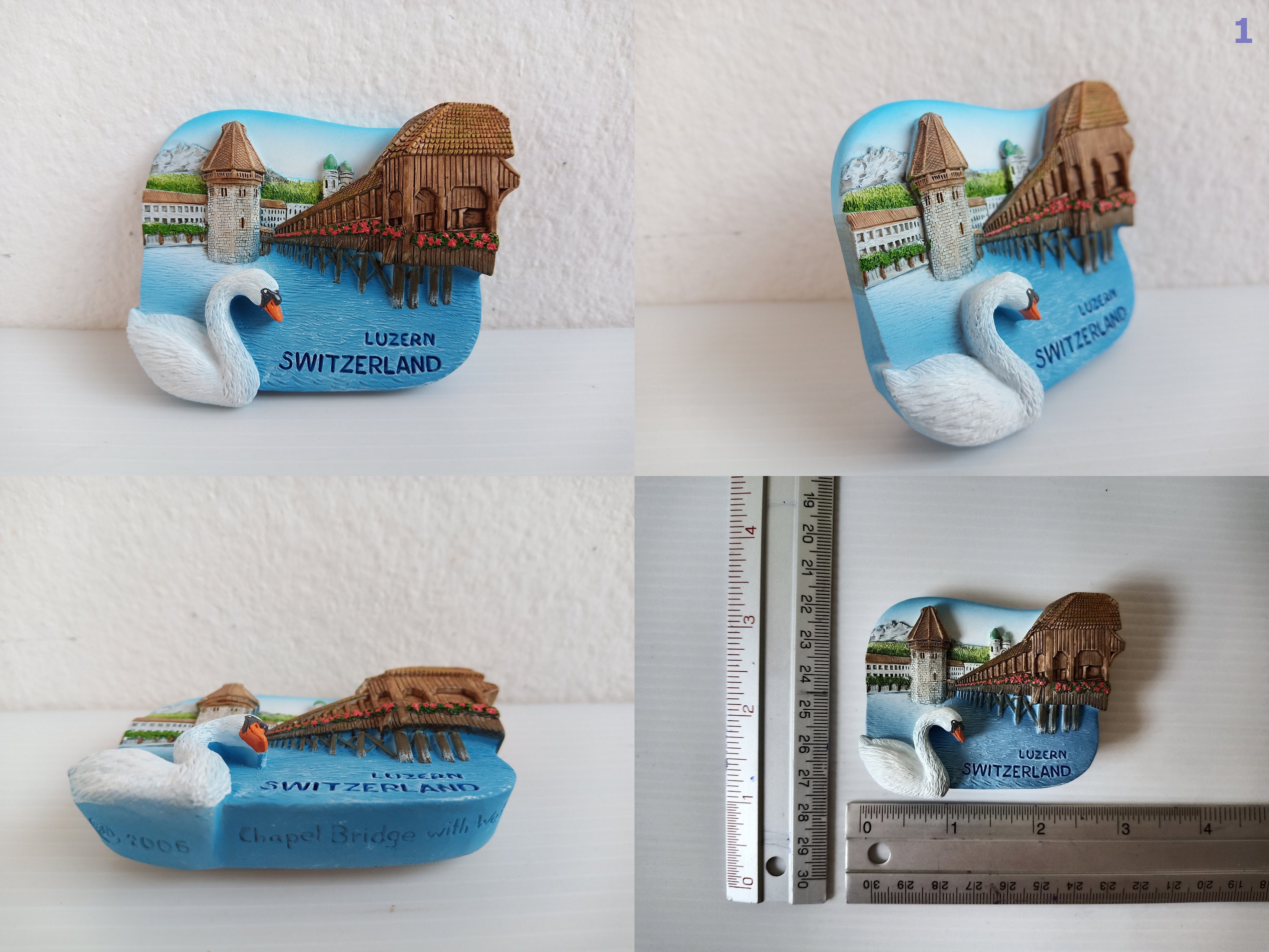 Koelkast Magneet Zwitserland 3D Hars Handgemaakte Craft Toeristische Reizen Stad Souvenir Collectie Letter Koelkast Sticker Zürich 12