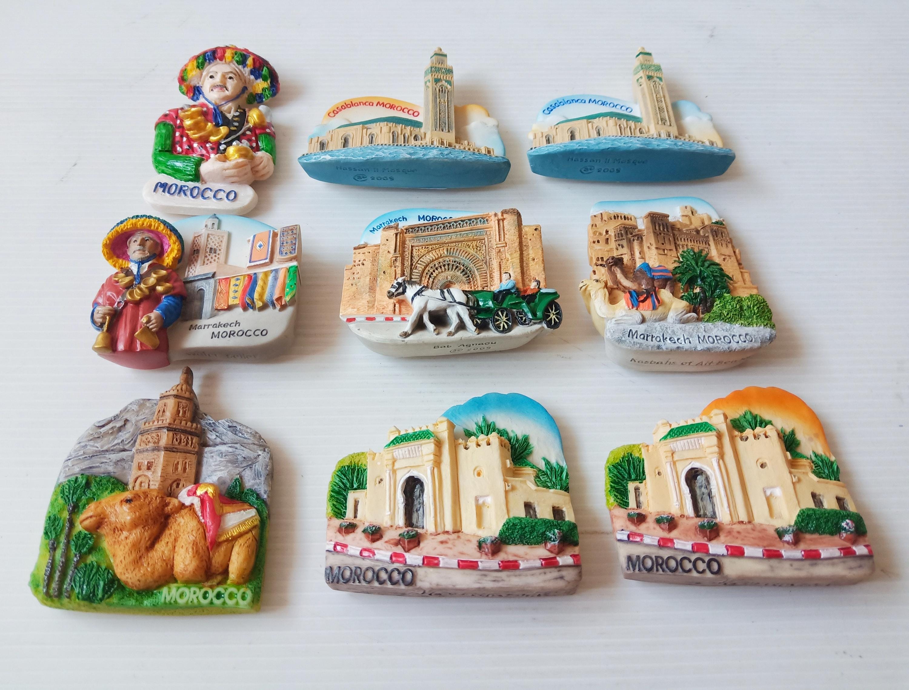 Morocco Landmark Souvenir Magnet Collection Gift for Refrigerator