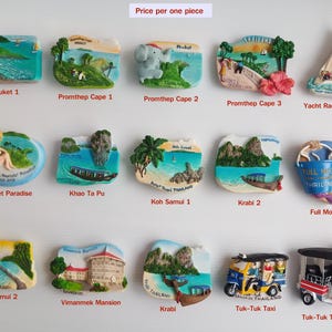 Perfect gift for travelers to Thailand, magnet model for their Refrigerator #1-2