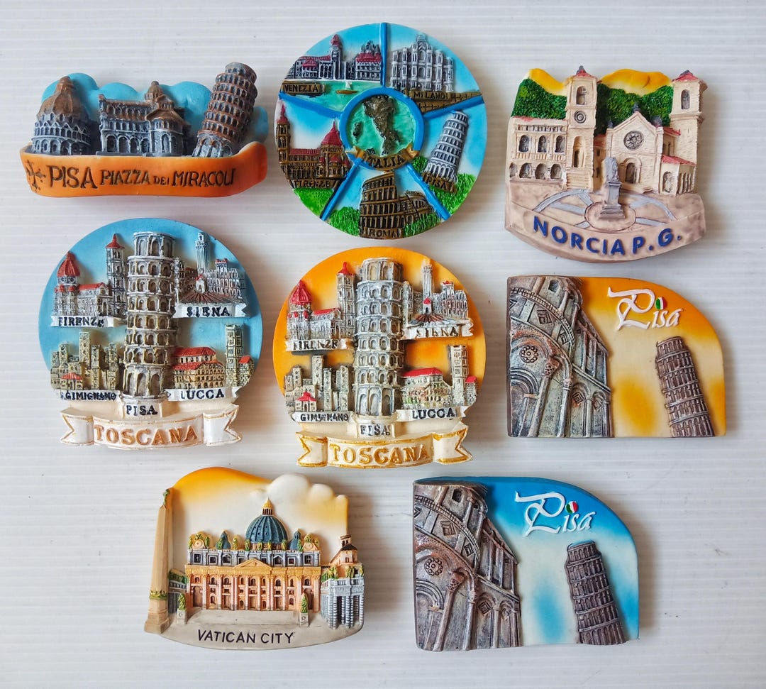 Italy Landmark Souvenir Magnet Collection Gift for Refrigerator #2