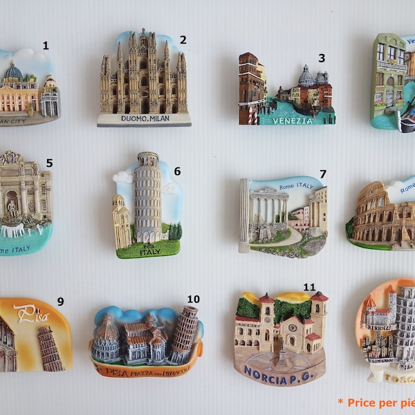 Italy Landmark Souvenir Magnet Collection Gift for Refrigerator #1