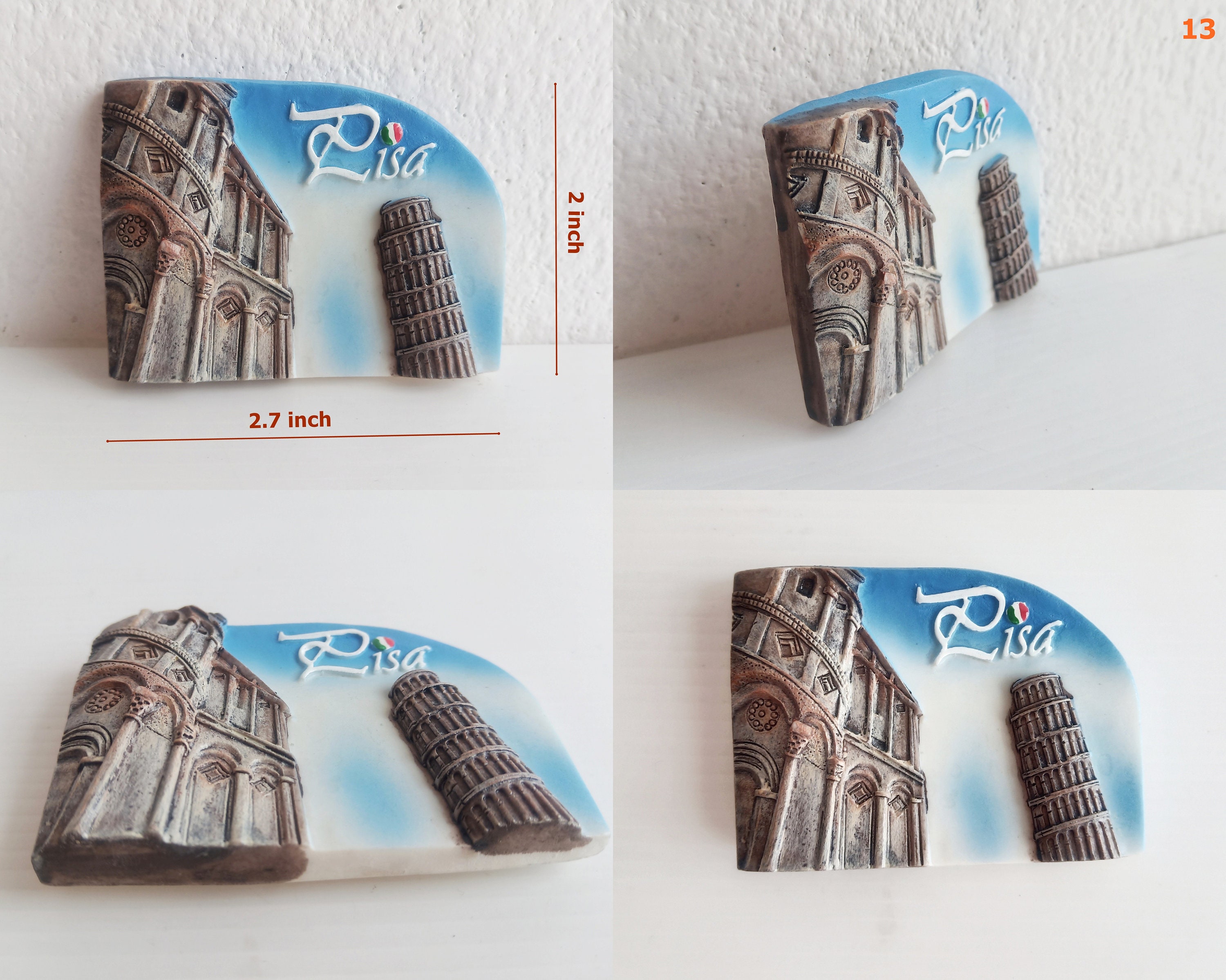 Italy Landmark Souvenir Magnet Collection Gift for Refrigerator #2