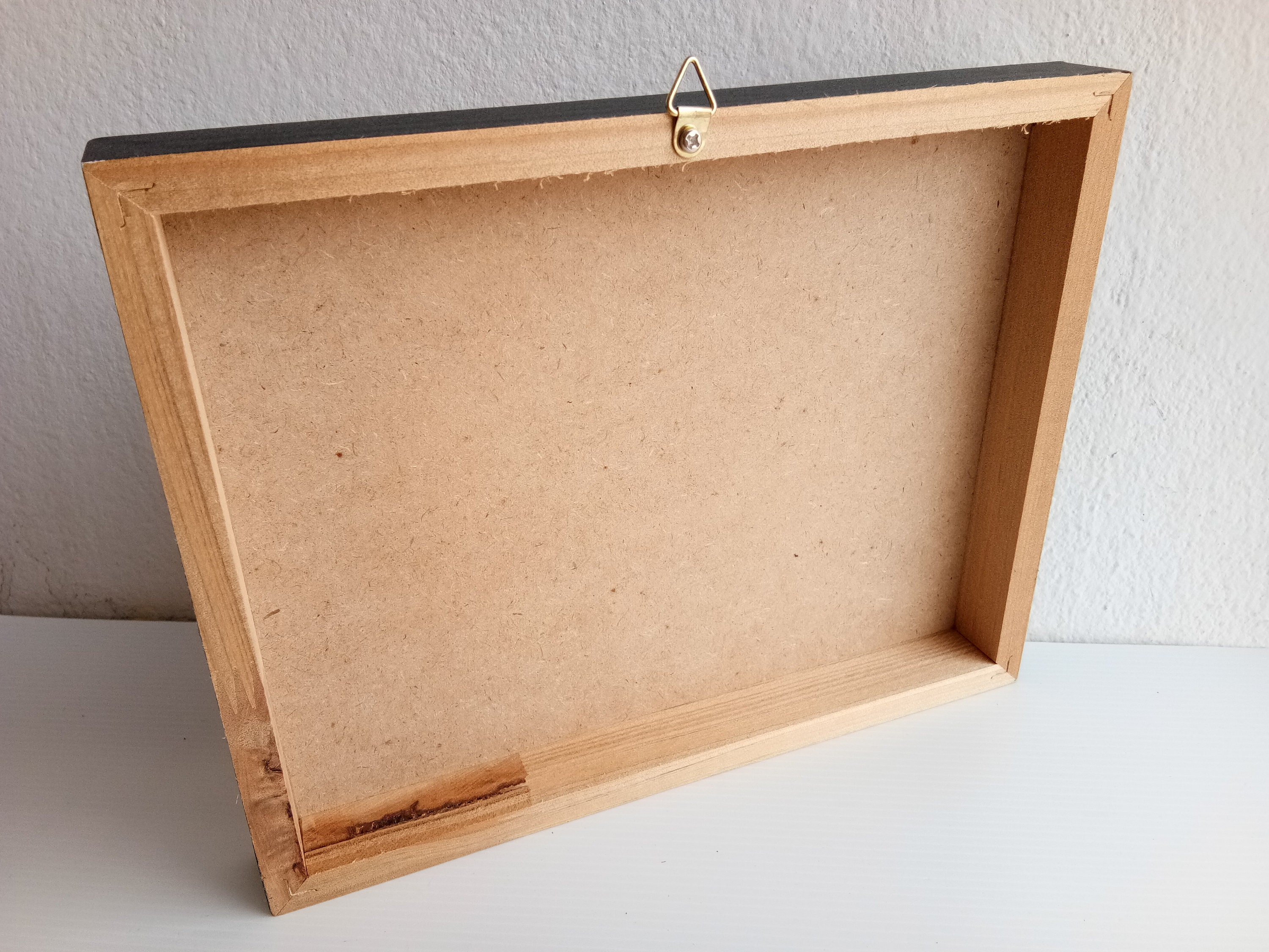 Photo board Wood Picture Frames Wall Hanging Retro Vintage Art Etsy