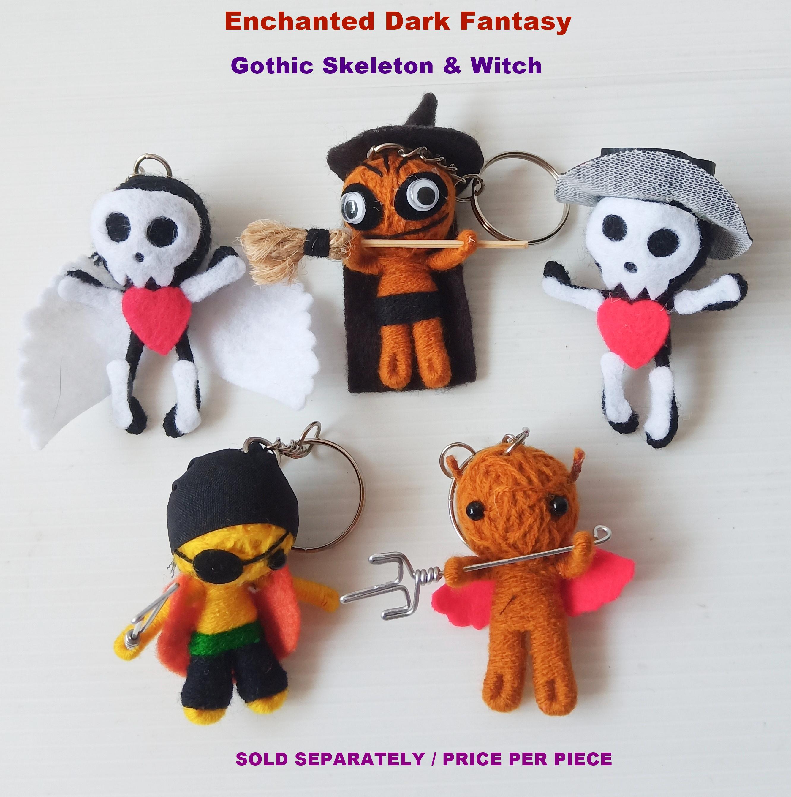 String Voodoo Doll Keyring - Etsy